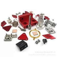 Custom Anodized Aluminum Small Lock CNC Milling Parts Sear Colorful Selector Lathe Parts CNC Stainless Steel Lathe Parts