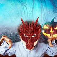 Masque de dragon Alaudidae pour Halloween, masques de mascarade, masque intégral pour cosplay, costume adulte, masque de dragon 3D respirant