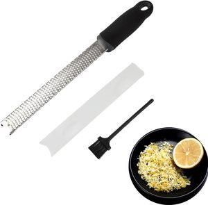 Custom Logo Manual Handheld Fine Stainless Steel Cheese <b>Grater</b> Chocolate <b>Parmesan</b> Coconut Citrus Lime Heavy Duty Eco-Friendly - Product Image 1