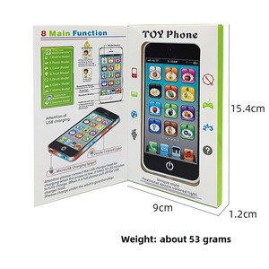 Giocattolo Educativo in Plastica <span class=keywords><strong>per</strong></span> <span class=keywords><strong>Bambini</strong></span> CutePartner, Telefono Simulato a Forma di Mela, Macchina <span class=keywords><strong>per</strong></span> l'Apprendimento Mobile - Product Image 4