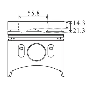 4D33 motor piston ME072324 ME021861 MN982119 MM433007 ME204402 MN982119 ME190902 ME193937 ME202827 1110C205 ME012897 ME013312