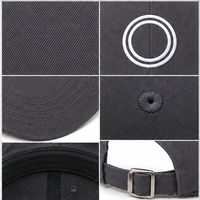 Casquette de baseball promotionnelle 6 panneaux en polyester réglable, personnalisable de luxe, échantillonnage rapide, service de logo OEM, pour uniformes de personnel et acheteurs