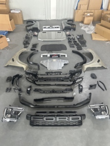 Kit de Carrocería de Alta Calidad para Ranger T6-T9 2012-2021, Estilo Raptor, Luces LED Delanteras/Traseras, Rejillas de Acero, Capó Universal - Product Image 6