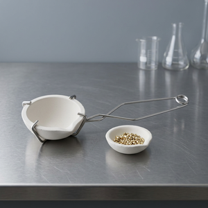 Moule à creuset irrégulier en acier inoxydable avec poignée pour la fusion de bijoux, diamètre 1,75 pouce, modèle SUNTOOLS/STIPL 198A - Product Image 1