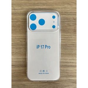 Coque de téléphone transparente pour iPhone 17 Pro, coque arrière transparente avec protection de l'appareil photo, fabriquée en Chine - Product Image 1