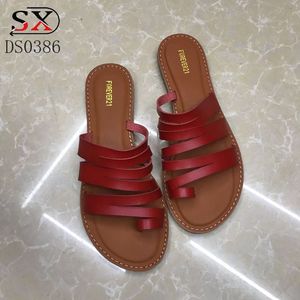 Commercio all'ingrosso di vendita di nuovo pinch-piede Holiday Beach piatto con la suola delle donne scarpe <span class=keywords><strong>Sandali</strong></span> - Product Image 4