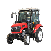 Nouvelle conception d'équipement agricole, mini-chargeuse sur pneus 4x4 pour l'agriculture, tracteur de jardin 70HP/80HP