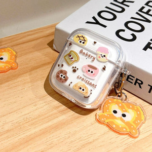 เคสอีโมติคอนลายชีสสำหรับ airpods 1/2/3/4 /pro ดีไซน์ตลกกรอบ TPU นิ่มสไตล์ขี้เล่น - Product Image 2