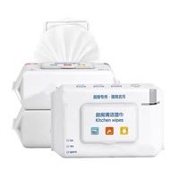 Lingettes de cuisine en polyester tissé ultra-résistantes pour hottes de cuisine, élimination des taches, désodorisation, nettoyage sans traces, extra-larges et épaissies