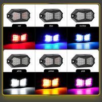 Accesorios para coche Greenshuo Rock Lights Blanco Amarillo Azul Rojo Color sólido Led Rock Lights