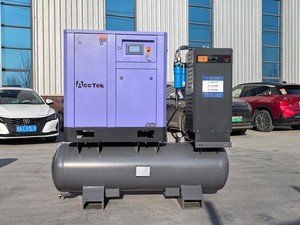 Compresor de Aire Especial Cuatro en Uno de 15 KW con Voltaje Heterogéneo para Corte Láser de Acero al Carbono, Acero Dulce, Metal de 1 mm y 2 mm - Product Image 2