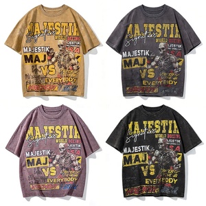 T-Shirt Oversize da Uomo Personalizzate in Cotone 100% 300 Grammi con Lavaggio Acido, Stile Streetwear con Stampa Integrale dal Produttore - Product Image 4