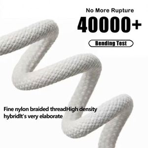สายถักไนลอน USB-C ถึง USB-C ยาว 3.3 ฟุต 60W รองรับการชาร์จเร็ว PD สำหรับ iPhone, Samsung, แท็บเล็ต และอื่นๆ - Product Image 2