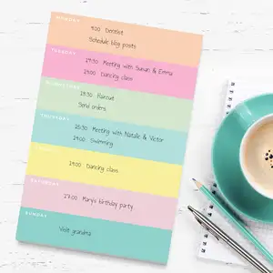 Wholesale Magnetic Notepads to-Do List Notepads Memo Notepad Guest List Grocery Shopping List For Fridge