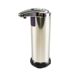 Touchless Infra Merah Stainless Steel Sabun Cair Automatic Hand Sanitizer Dispenser Kamar Mandi Dapur Kantor Sekolah