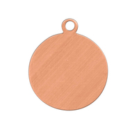 Dongguan rich – disque d'estampage rond en aluminium anodisé, disque en laiton personnalisé