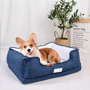 Luxus-Haustier betten Atmungsaktiv Wasch bar Wasserdicht Abnehmbare Haustier betten Hunden est Großes Rechteck Memory Foam Hundes ofa - Product Image 2