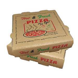 Caja de <span class=keywords><strong>Pizza</strong></span> Rígida Reciclable Impresa Personalizada, 2mm de Grosor, 33x33, Cartón de Papel Kraft, Empaque para Alimentos, Laminación Mate, Apta para Azúcar - Product Image 2
