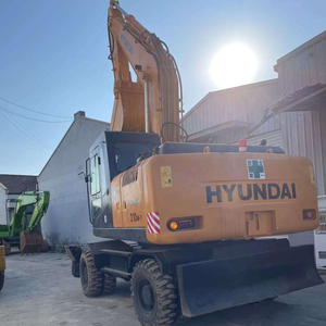 Excavadora Hyundai R210w-7 Usada de 21 Toneladas de Trabajo Pesado con Motor, Caja de Cambios y Motor en Buen Estado, Flexible, en Venta - Product Image 4