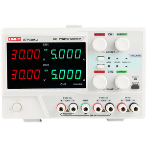 ยูนิ-ที UTP3305-II แหล่งจ่ายไฟ DC แบบสองช่องสัญญาณ 30V 5A ปรับแรงดันไฟฟ้าได้แบบ Linear Regulated Output - Product Image 1
