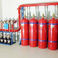 Vente directe d'usine FM200 HFC227ea 70L 90L 100L 120L 150L 180L Extincteur automatique Système de suppression d'incendie FM200