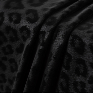 Động vật Trung Quốc nhà máy 4 cách căng Leopard mô hình tổng hợp PU da vải cho hàng may mặc - Product Image 2