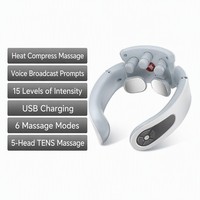 Appareil de massage cervical, machine de massage domestique, dispositif de soutien du cou, appareil de massage dorsal, chauffage rechargeable pour le cou