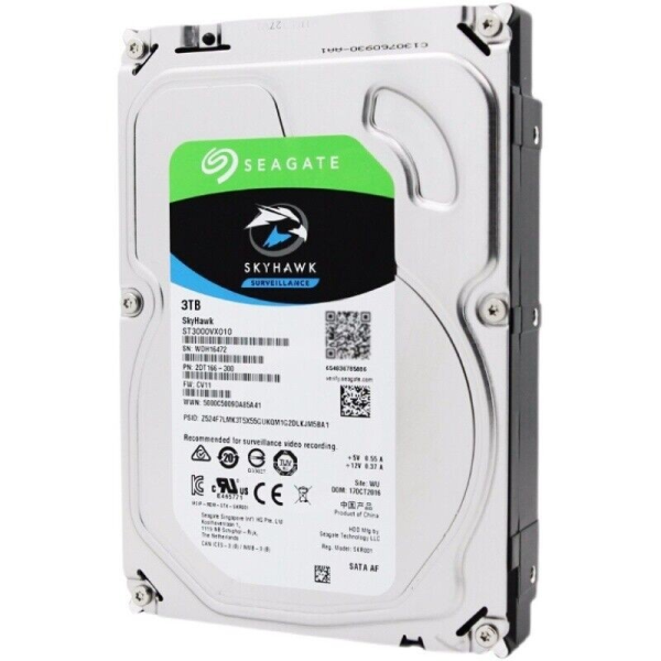 1 Brand New Original Item St3000vx010 Surveillance Skyhawk 3tb 3.5" Hdd Hard Drive Dvr Video Plc