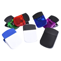 Clip magnétique créatif en forme de maison, vente en gros, logo personnalisé, aimant de réfrigérateur en plastique, clip à mémo pour cadeau promotionnel