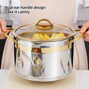 Nồi súp inox cao cấp, đáy ba lớp, phù hợp với mọi loại bếp - Product Image 4