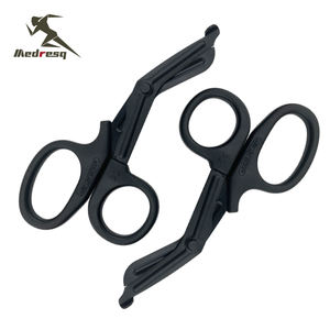 Tijeras universales de utilidad de plástico de acero inoxidable directo de fábrica, tijeras para traumatismos médicos, tijeras de vendaje para botiquín de primeros auxilios - Product Image 1