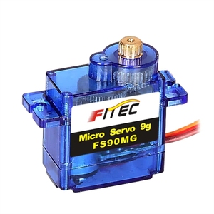 Servomotor Digital FEETECH <span class=keywords><strong>FS90MG</strong></span> 360 con Engranajes Metálicos de 9g para Helicópteros, Aviones, Barcos, Coches y Robots RC - Product Image 1
