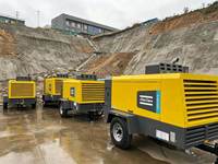 Untuk XATS800 XAS88 7-35 bar Pompa Motor Berpendingin Udara Rendah Kebisingan PLC Mesin Diesel Portabel Efisiensi Tinggi