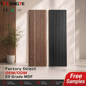 Panneau mural <span class=keywords><strong>acoustique</strong></span> en bois insonorisant décoratif en feutre PET Akupanel pour la décoration intérieure de la maison, du bureau, du plafond et du studio - Product Image 1