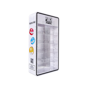 Custom <b>Acrylic</b> Nicotine Pouches <b>Display</b> <b>Stand</b>-Modern Freestanding UV Coated Tiered Shelf - Product Image 4