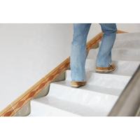 Tapis de sol auto-adhésif personnalisable en tissu non tissé blanc, imperméable et résistant aux taches, pour la décoration intérieure (vente en gros)