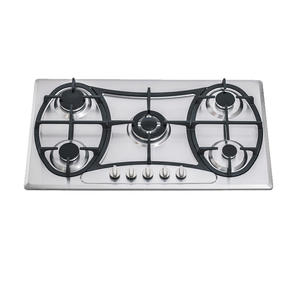 Portable 4-Burner Gas Hob Cooktop Glass Top Kitchen Cooker with Electric Power Source Competitive Price for Outdoor Use - Product Image 4