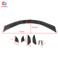 Aileron arrière Honghang Factory Gt Wing pour Chevrolet Corvette, compatible avec la Chevrolet Corvette C8 2020-2024