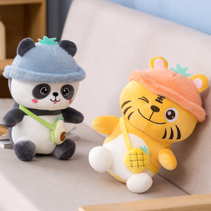 ตุ๊กตาหมีแพนด้าเสือ ตุ๊กตาผ้าฝ้าย PP แบบกำหนดเอง เป็นมิตรกับสิ่งแวดล้อม น่ารัก เหมาะสำหรับเป็นของขวัญวันเด็ก วันวาเลนไทน์ ช่วยคลายเครียด - Product Image 4