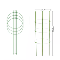 Cage de Support de Plante Grimpante Anneaux Réglables Treillis de Jardin Cage de Tomate pour Plante Support de Fleur