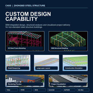 Nave <span class=keywords><strong>Industrial</strong></span> Prefabricada de Acero de Alta Calidad, Resistente al Fuego y de Estructura Robusta - Product Image 2