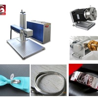 Nueva Máquina de Grabado y Marcado Láser 3D Flash Laser Stone, 20W-100W, Fibra CNC, Refrigeración por Aire, Multiformato, Precisión de 0.01mm