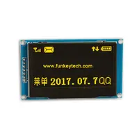 Желтый/зеленый/синий/белый SPI 128x64 2,42 дюймовый модуль дисплея OLED
