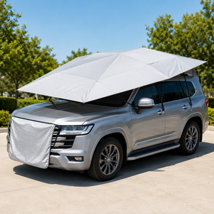 Auvent pare-soleil Zentopia pour voiture avec fixation par ventouse, capacité de 50 kg, pour stationnement, <span class=keywords><strong>plage</strong></span>, pique-nique, extérieur - Product Image 1