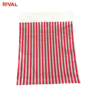 इको फ्रेंडली बनियान वाहक बैग बायोडिग्रेडेबल कट हैंडबैग कस्टम शॉपिंग बैग कट गया - Product Image 4