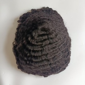 Prêt Expédition Grand Stock <span class=keywords><strong>Bouclés</strong></span> Tout PU Dentelle <span class=keywords><strong>Cheveux</strong></span> Patch Perruques Noir Hommes Toupet pour <span class=keywords><strong>Homme</strong></span> Afro <span class=keywords><strong>Cheveux</strong></span> Prothèse Avec Des <span class=keywords><strong>Cheveux</strong></span> Indiens - Product Image 1