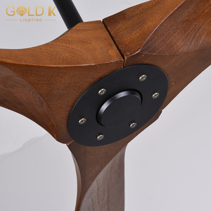 Truyền thống Hot mô hình 60 inch người hâm mộ thiết kế im lặng núi không khí bằng gỗ lưỡi lớn quạt trần ventilador de techo con Lu - Product Image 6