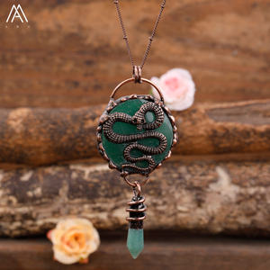 Desainer kalung kristal Retro Bohemian liontin pelindung Totem penyembuhan untuk pria atau hadiah ulang tahun ayah untuk pernikahan atau pesta - Product Image 6