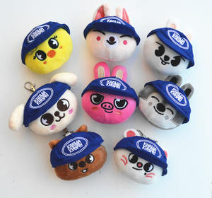 Llavero de Peluche Suave Staykids KARMA con Foto Digital, Diseño de Anime de Dibujos Animados, Kpop Fang Can Li Min <span class=keywords><strong>Hao</strong></span> Li Long <span class=keywords><strong>Fu</strong></span> Felix Hat - Product Image 1