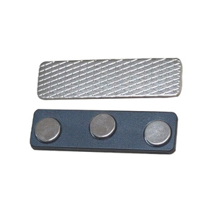 45x13mm Nam châm công nghiệp vĩnh viễn NdFeB huy hiệu với 3 nam châm để hiển thị tên Phù Hiệu hoặc vật tư văn phòng - Product Image 3
